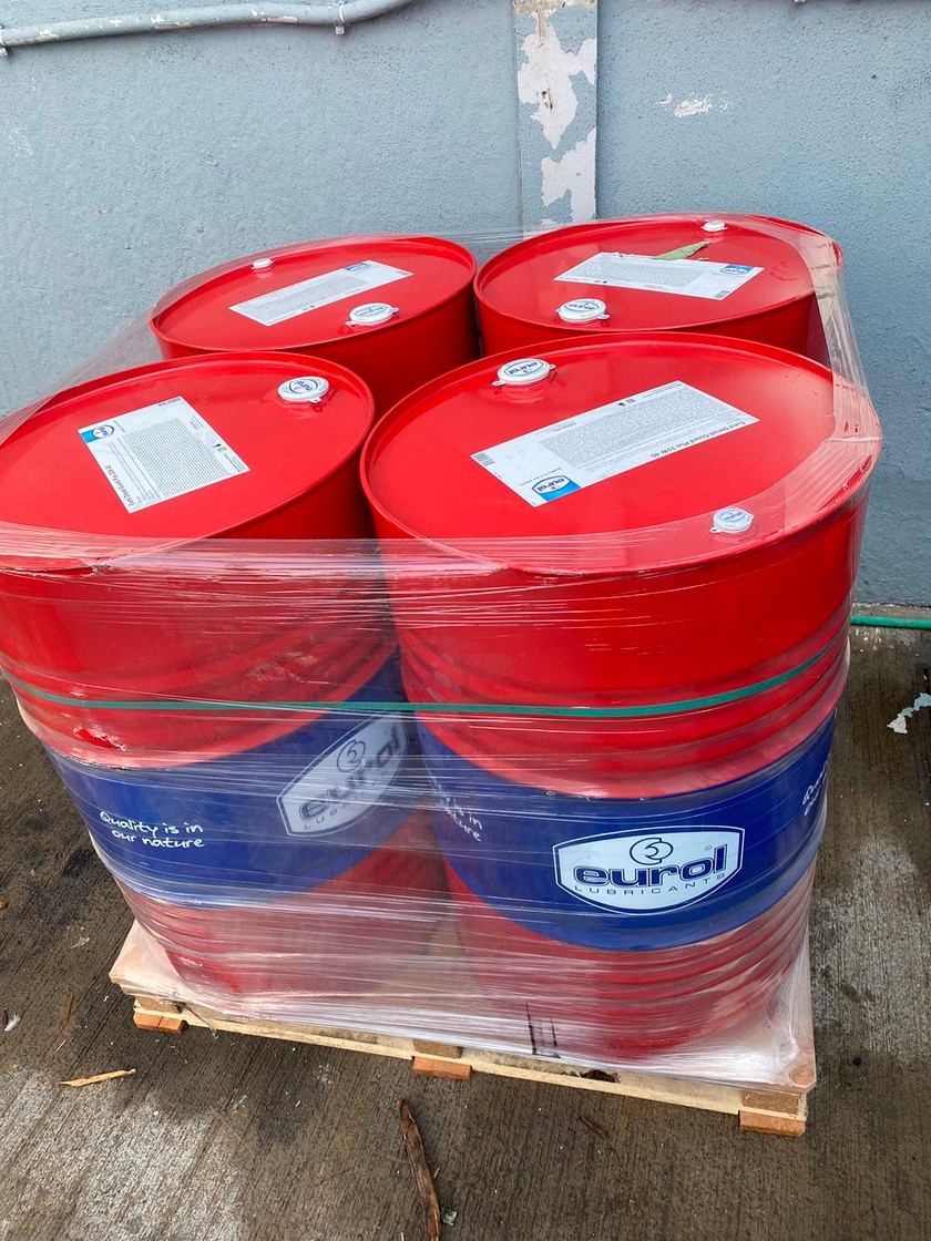 Tambores grandes de óleo lubrificante azul para uso industrial